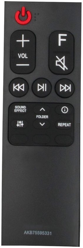 Solidchoice - Vervangende Afstandsbediening voor LG Soundbar