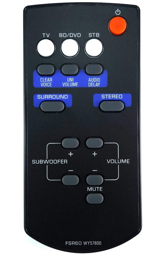 SolidKeus - Afstandsbediening voor Yamaha Sound Bars
