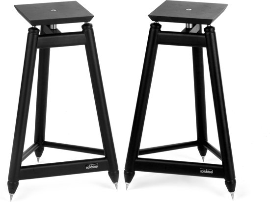 SolidSteel SS-5 boekenplank speakerstandaard (zwart) van SOLID