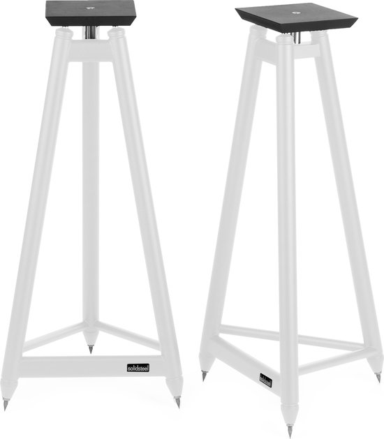 SolidSteel SS-7 boekenplank speakerstandaard (wit) van SOLID