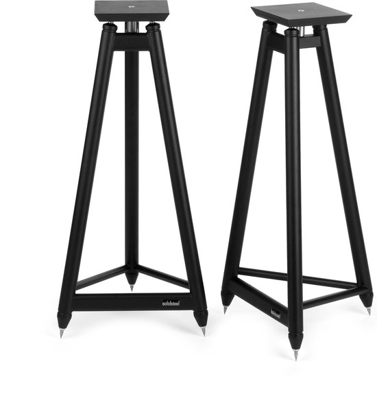 SolidSteel SS-7 boekenplank speakerstandaard (zwart) van SolidSteel