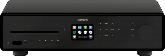 Sonoro Maestro - Alles-in-een HiFi ontvanger - Mat Zwart