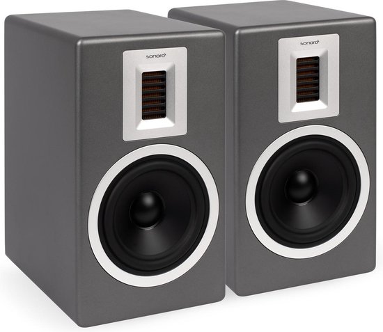 Sonoro Orchestra boekenplank speakers (per paar) - Grijs van SONO