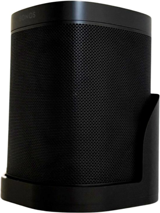 Sonos One / Sonos One SL Muurbeugel – Zwart – Stevige Wandhouder – Strak Design van Merkloos