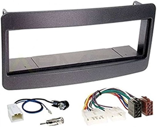 Sound-way 1 DIN Radiopaneel Frame Autoradio, Antenne Adapter, ISO Aansluitkabel, ondersteuning voor Toyota Yaris, Avensis, Celica, Rav4