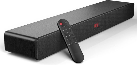 Soundbar 2.1 Hout voor tv-toestellen - 150W - soundbar met geïntegreerde subwoofer met ARC-kabel - optisch - AUX - BT - 5 EQ-modi - luidspreker - geluidssysteem voor televisie voor thuisbioscoop - 71cm van Merkloos