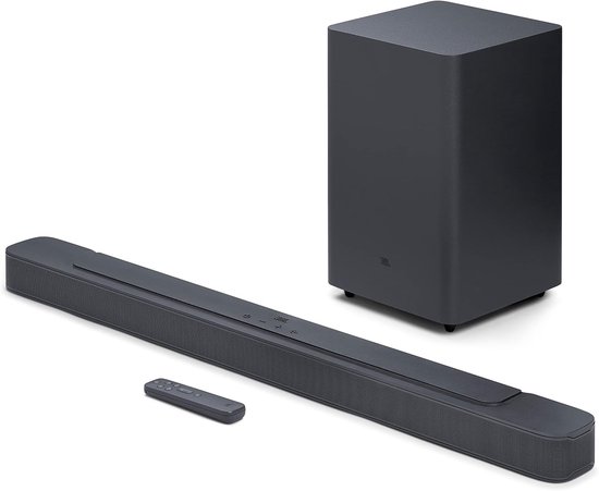 Soundbar 2.1 met Draadloze Subwoofer en Dolby Digital - Compact Geluidssysteem voor Thuis van Merkloos