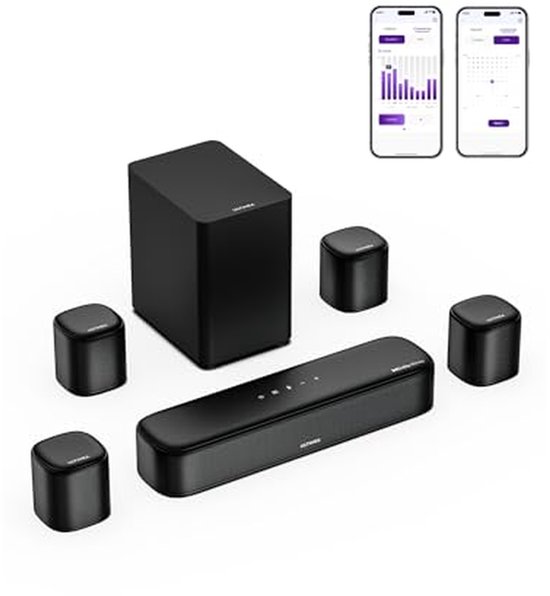 Soundbar - Audio Systeem - Film Geluid - 7.1 Kanaals Audio - 40 cm - Zwart