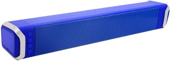 Soundbar Computer Speakers - PC Soundbar Mini - Muziek Luisteren - 2.1 Surround Sound - 44.3 cm - Blauw