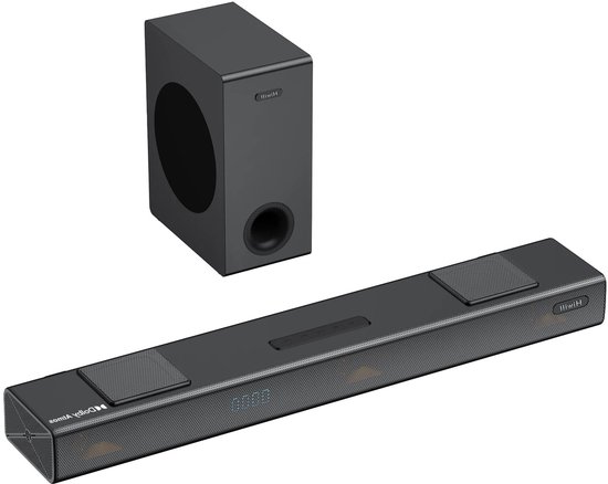 Soundbar – Home Cinema Speaker – Audio Systeem – Surround Geluid – 3.1.2 Kanaals – 400 Watt Piekvermogen – 5,25 Inch Subwoofer van Merkloos