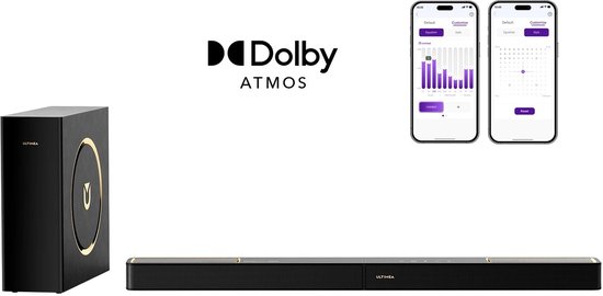 Soundbar – Home Cinema Speaker – Surround Geluidssysteem – TV Luidspreker – Dolby Atmos Soundbar – 3.1.2 Kanaals Surround – Krachtige Bass Met BassMX Technologie van Sonos