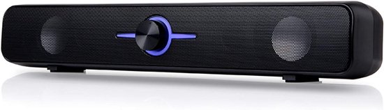 Soundbar Luidspreker - Bluetooth speaker TV - Thuisbioscoop Geluid - 3D Surround Sound - 360x66x62mm - Zwart