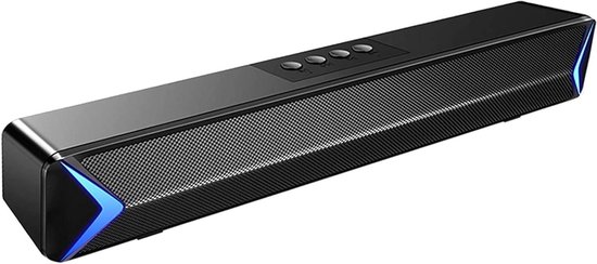 Soundbar Luidspreker - Draadloos Geluid - Film Geluid Verbeteren - Ingebouwde Subwoofer - 2.0 Kanaals - Zwart