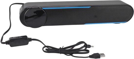 Soundbar Luidspreker - Hifi Soundbar USB - Desktop Entertainment - Touch Control - Niet gespecificeerd - Zwart of Wit