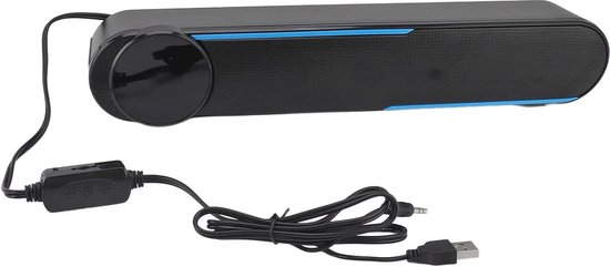 Soundbar-luidspreker - HiFi Surround Sound USB 2.0 - Volumeregeling - LED-verlichting - Touch Control - Thuisentertainment - Kantoor - Feest . van Merkloos