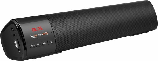 Soundbar Luidspreker - Mobiele Speaker - Muziek Streamen - Waterdicht Ontwerp - 40 cm - Zwart
