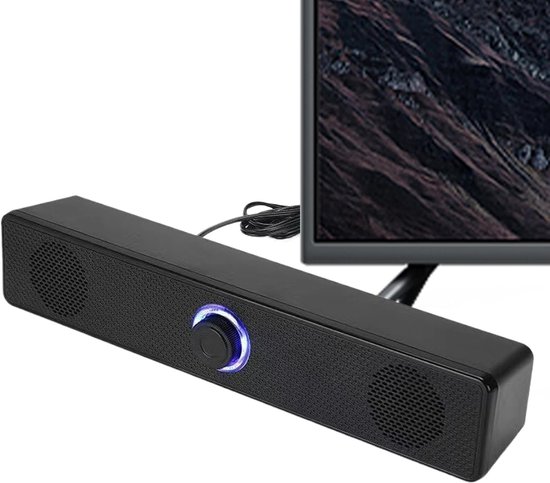 Soundbar - Luidspreker Systeem - Thuisbioscoop Geluid - Draadloze Verbinding - 29.6 cm - Zwart