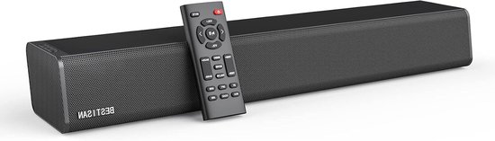 Soundbar - Luidspreker voor tv - Films en muziek - Drie EQ modi - 16 inch - Zwart