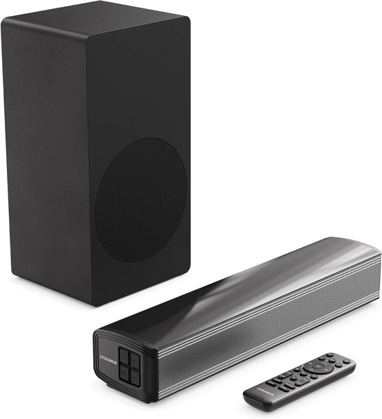 Soundbar - Luidsprekerbalk - Film Kijken - Draadloze Connectie - 90 cm - Zwart