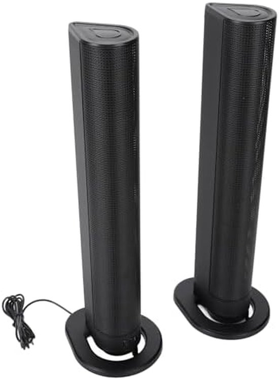 Soundbar Luidsprekerset - Stereo Luidsprekers - Thuisbioscoop Ervaring - 40W Subwoofer - 10 Meter Bereik - Zwart