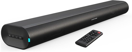 Soundbar met Bluetooth - Luidspreker Systeem - Thuisbioscoop Ervaring - Verbeterde Geluidskwaliteit - Tafelblad Montage - Zwart van Merkloos