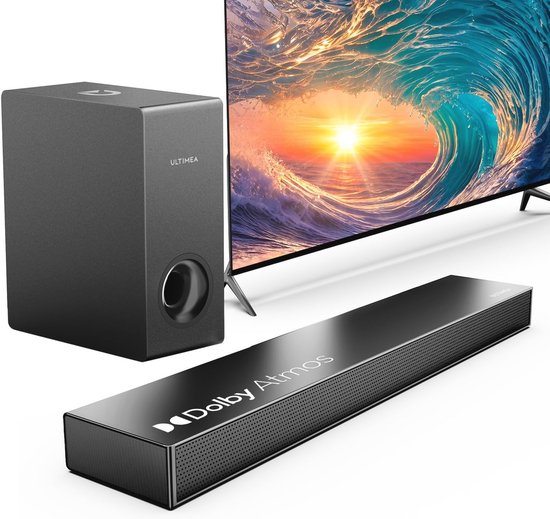Soundbar met Dolby Atmos en 3D Surround Geluid voor TV van Merkloos