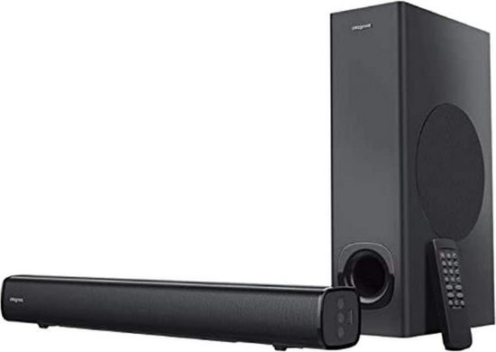 Soundbar met Subwoofer - Bleutooth - Optische Ingang - zwart van Merkloos