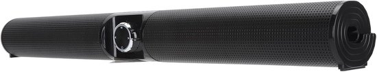Soundbar met Subwoofer - Bluetooth Speaker - Home Cinema Ervaring - 3D Stereo Geluid - 20W - Zwart