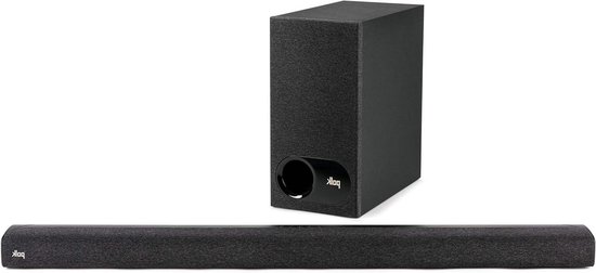 Soundbar met Subwoofer - Draadloze Geluidsbalk - Film Kijken - Ingebouwde Chromecast - Dolby Digital 5.1 - Zwart
