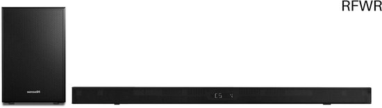 Soundbar met Subwoofer - Home Audio - Film en Muziek - DTS Virtual X - 240W - Zwart
