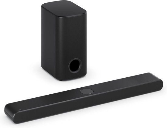 Soundbar met subwoofer - Home audio - Filmervaring thuis - Dolby Atmos geluid - 400 watt - Zwart