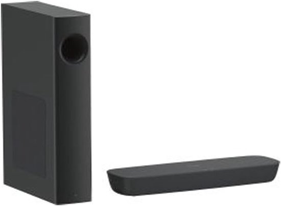 Soundbar met Subwoofer - Home Audio Systeem - Film Geluid Verbeteren - Draadloze Bas - 2.1 Kanaals - Zwart