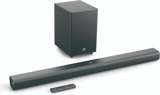Soundbar met Subwoofer - Home Cinema Systeem - Film Avonden - Draadloze Bas - 250W Vermogen - Zwart