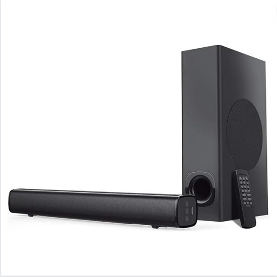 Soundbar Met Subwoofer - Soundbars Voor TV Met Subwoofer Met Afstandsbediening - Soundbars Voor TV Bluetooth, 3.5mm, USB van Merkloos