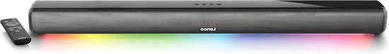 Soundbar met Verlichting - Audio Systeem - Film Geluid Verbeteren - Bluetooth 5.0 Connectiviteit - 2 x 20 Watt RMS van Merkloos