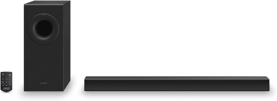 Soundbar - Muziek Systeem - Film Geluid - Draadloze Subwoofer - 80 cm - Zwart
