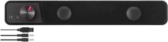Soundbar Pc - Bekabelde en Draadloze Pc -Luidspreker - USB Mini Speaker - Multimedia Geluid van Merkloos
