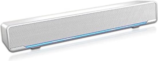 Soundbar pc - Pc soundbar - Computer soundbar - Soundbar computer - 32 x 7 x 6 cm - Wit