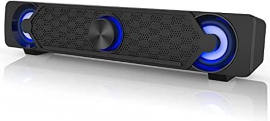 Soundbar pc - Pc soundbar - Computer soundbar - Soundbar computer - ‎32 x 9 x 9 cm - Zwart van Merkloos