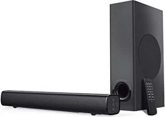 Soundbar pc - Pc soundbar - Computer soundbar - Soundbar computer - 59 x 16,6 x 40 cm - Zwart