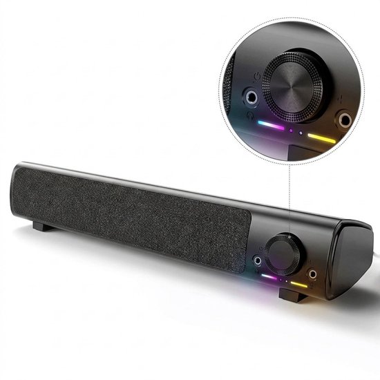 Soundbar PC - Speaker Computer - Plug & Play - 10W - Zwart
