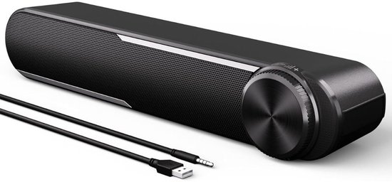 Soundbar PC - Speaker Computer - Plug & Play - ( Anount of W) - Zwart