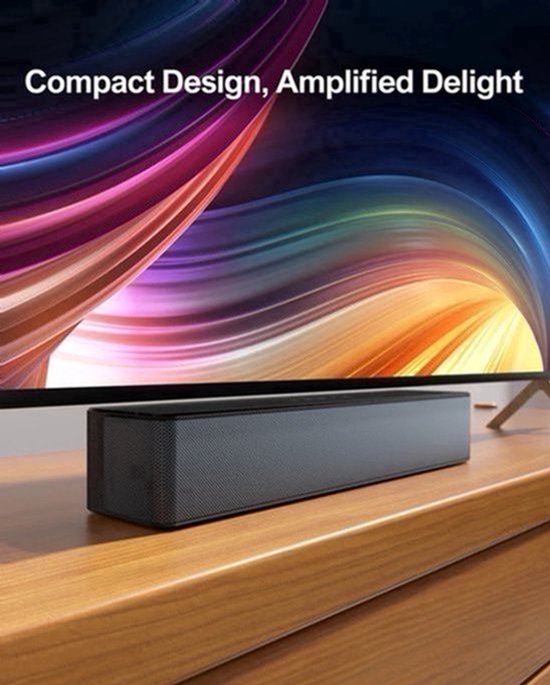 Soundbar - Soundbar voor TV - Luidsprekers - Luidsprekerkabels - Speaker - 3D Surround Sound-systeem - 50Hz-20KHz - 320W - Zwart