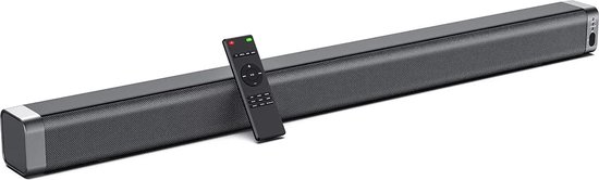 Soundbar - Soundbar voor TV - versterkt Subwoofer - Luidsprekers - Luidsprekerkabels - Speaker - Stereo - 120dB - 100W - Zwart van Merkloos