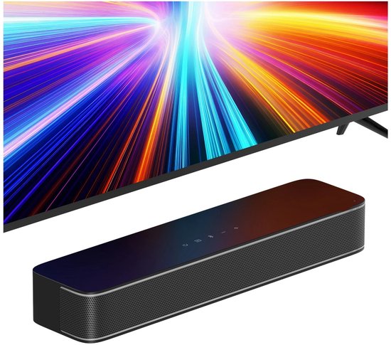 Soundbar - Soundbars voor TV - Soundbar met Subwoofer - Soundbar 120W - 2.1ch TV - Bluetooth 5.3 - Smart App - EQ-instellingen - Draadloos - Bedraad - Geschikt voor TV, PC & Gaming - Zwart