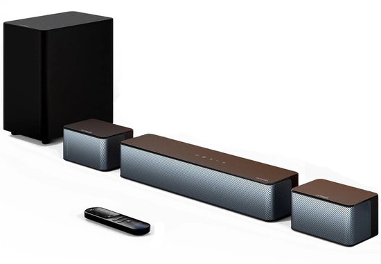 Soundbar - Speaker - 5.1 Soundbars Draadloze Subwoofer & Surround Speakers - 320W - Box - 3D Surround Sound Systeem – Home Theater Bluetooth Speakers van Merkloos