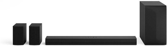 Soundbar Surround Geluid - Home Cinema - Film Avond - 5.1 Kanaal Audio - 440 W Vermogen - Zwart