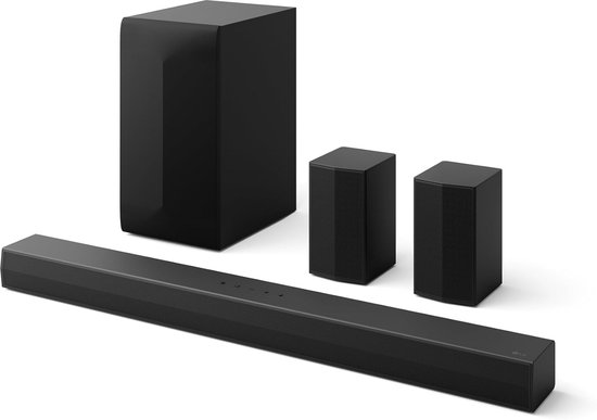 Soundbar Systeem - Home Cinema - Films Kijken - 5.1 Kanaals Geluid - 440 Watt - Zwart