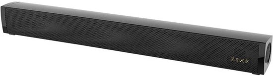 Soundbar - Tv-speaker - Voor beter tv-geluid - 12 volt-aansluiting - 50 cm - Zwart