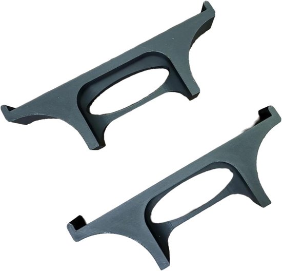 Soundbar Verhogers - Luidspreker Stands - Verbeter Geluid - Montage zonder gereedschap - Verstelbare breedte - Wit Zwart